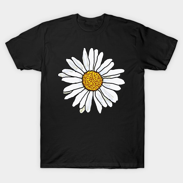 Daisy Flower T-Shirt by Mark Ewbie